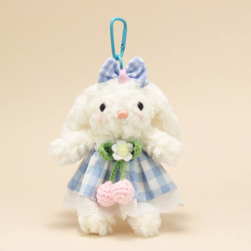 Floppy-Eared Rabbit Bunny Plush Pendant