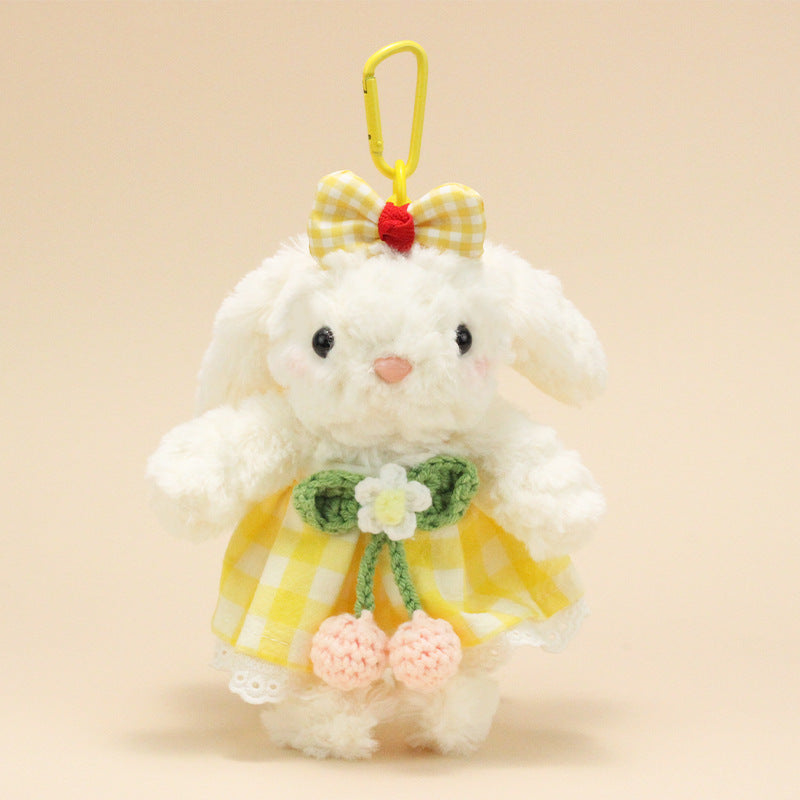 Floppy-Eared Rabbit Bunny Plush Pendant