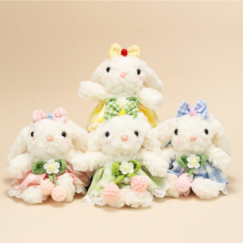 Floppy-Eared Rabbit Bunny Plush Pendant