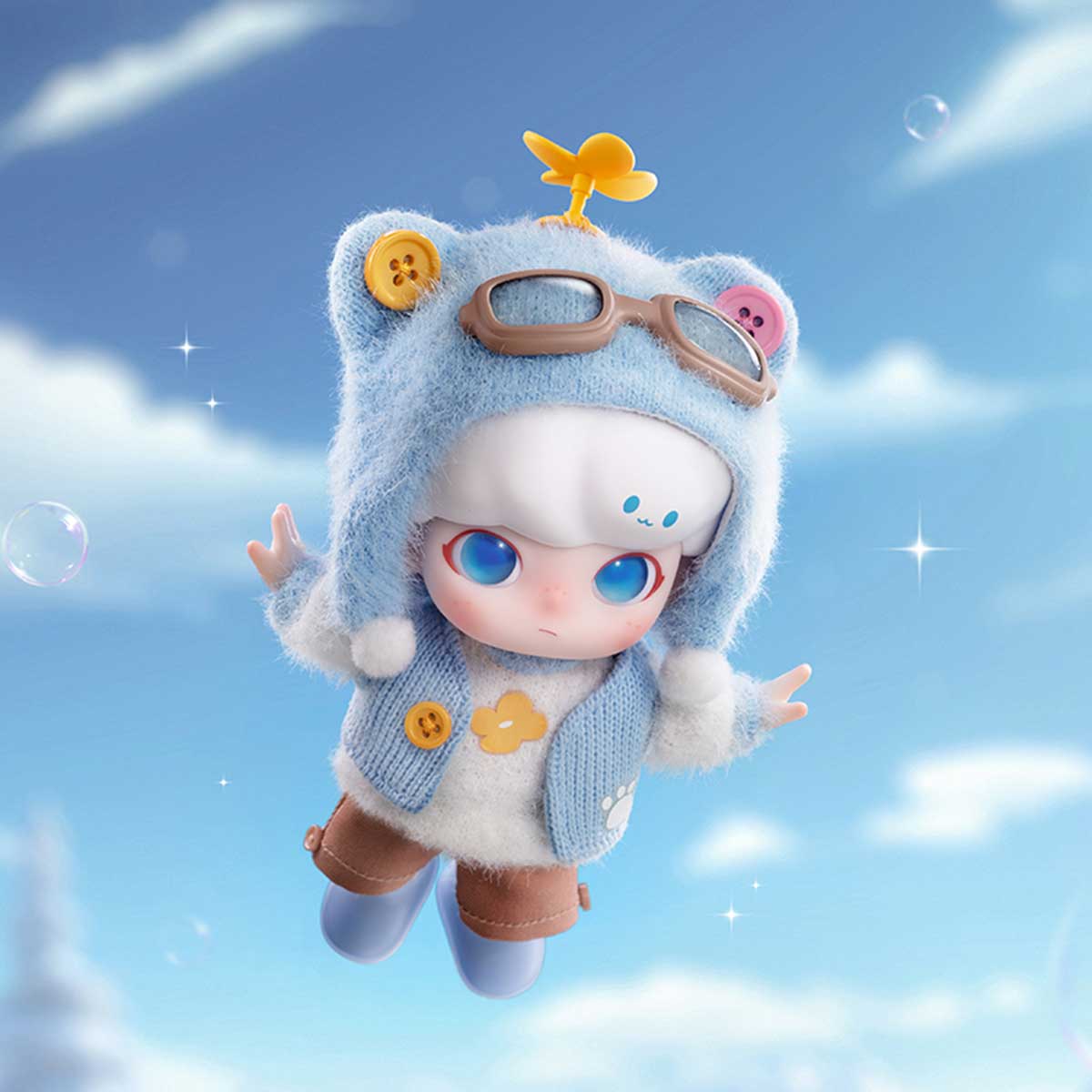 DIMOO Pilot Bear Action Figure