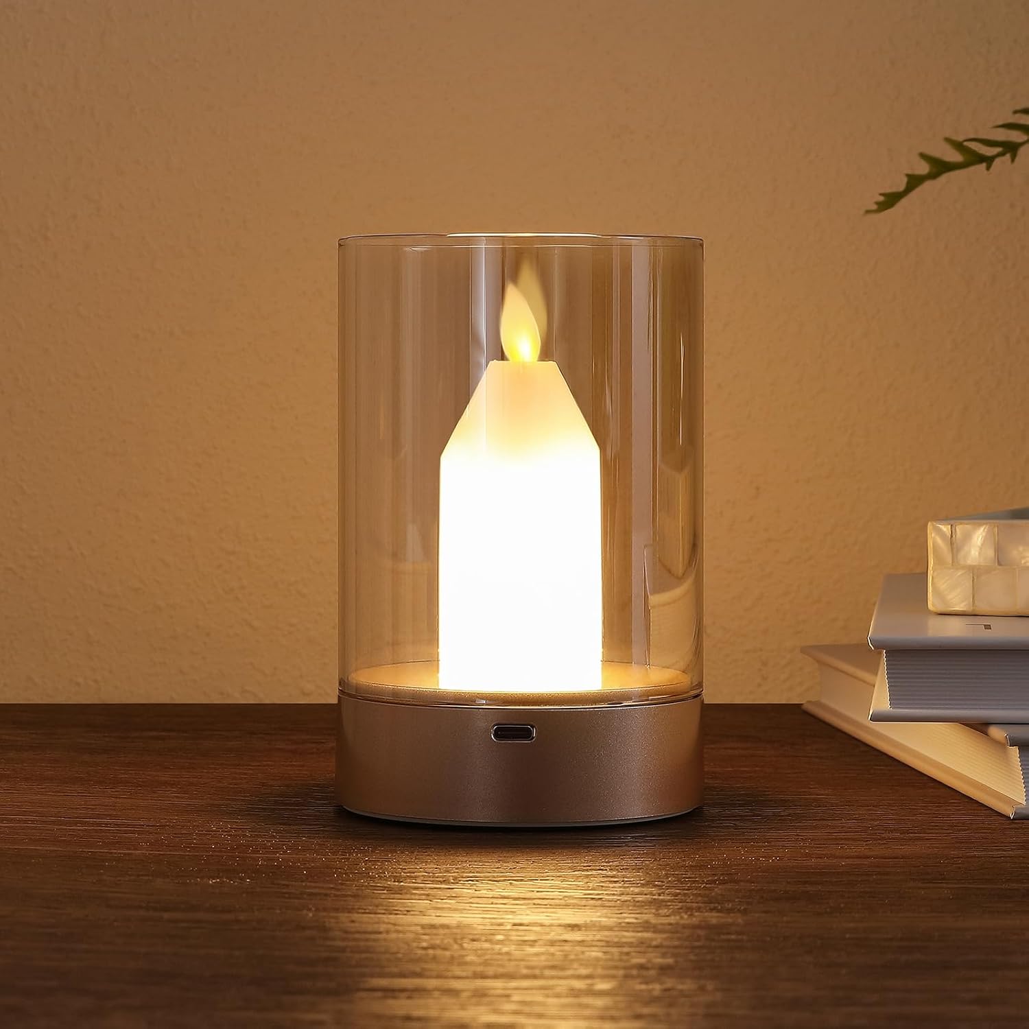 Flameless Candle Gesture Table Lamp