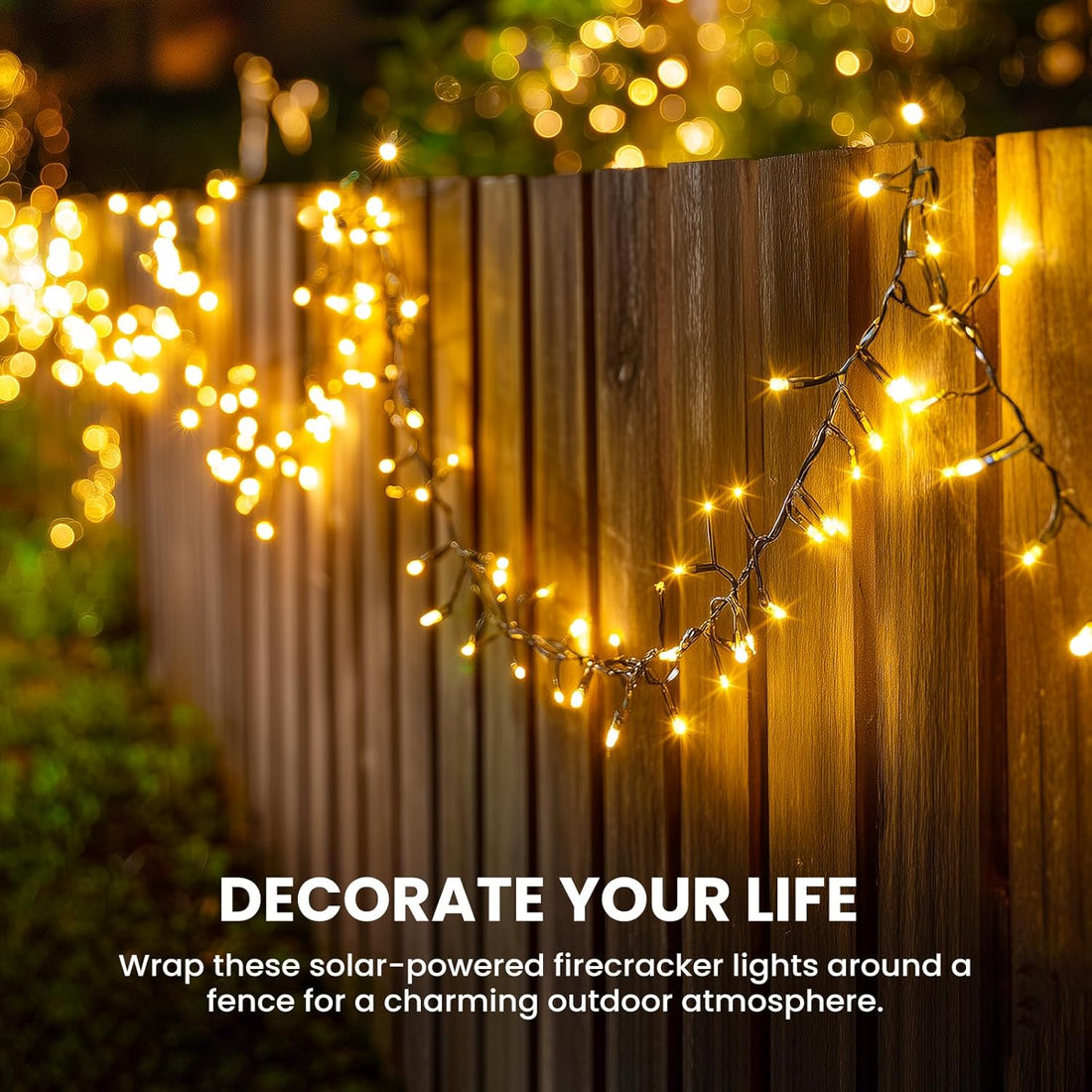Christmas Outdoor Solar-Powered Waterproof String Lights