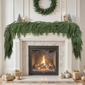 Christmas Artificial Norfolk Pine Wreath