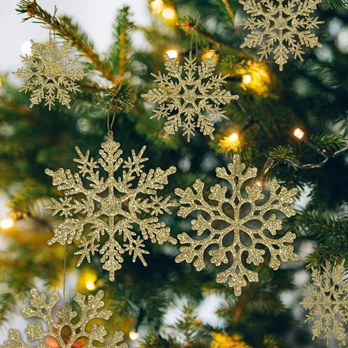 36pcs Snowflakes-Christmas Tree Ornaments