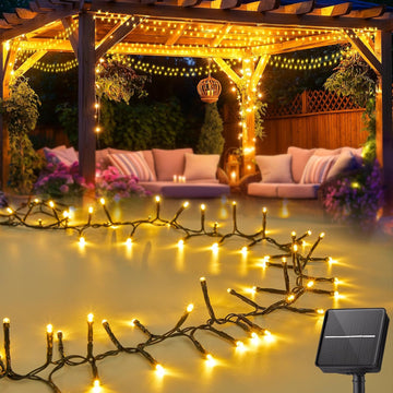 Christmas Outdoor Solar-Powered Waterproof String Lights