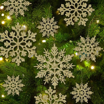 36pcs Snowflakes-Christmas Tree Ornaments