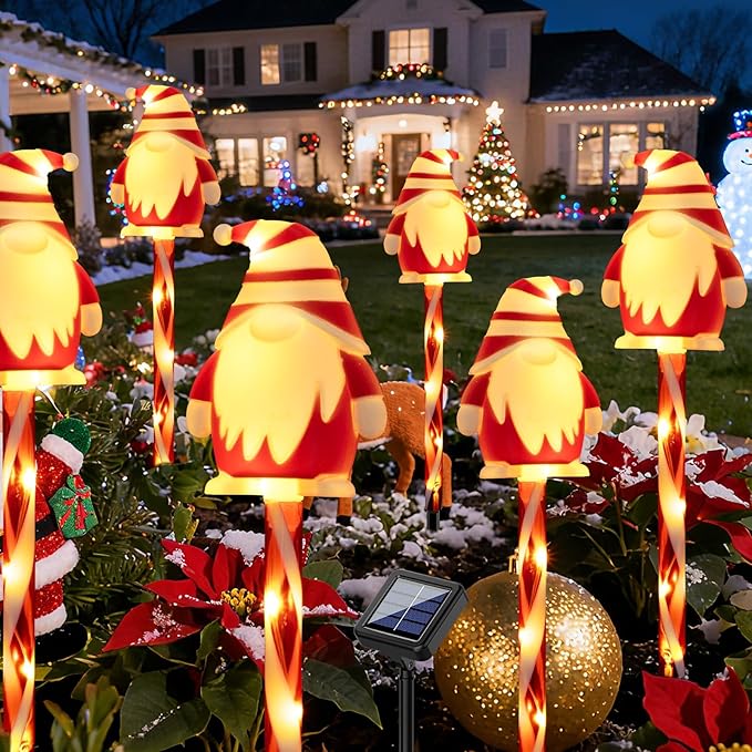 Christmas Santa Solar Garden Stake Light