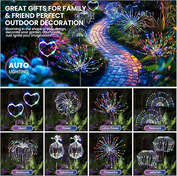 120LED Garden Decor Outdoor Solar Lights