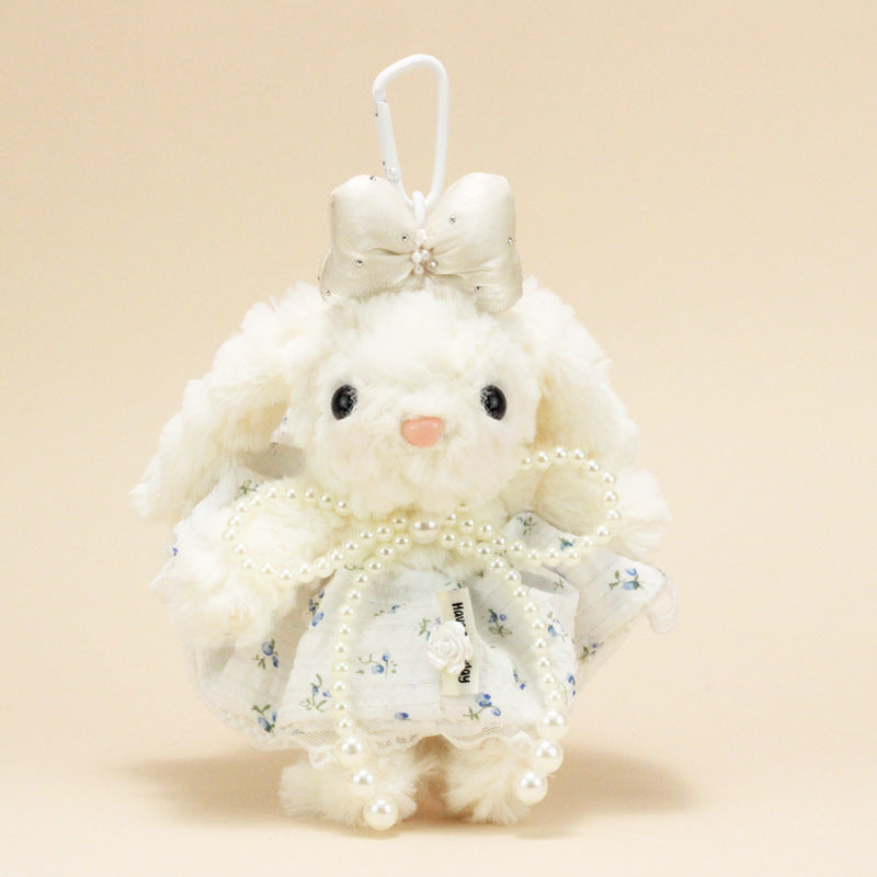 Floppy-Eared Rabbit Bunny Plush Pendant