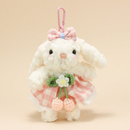 Floppy-Eared Rabbit Bunny Plush Pendant