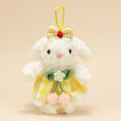 Floppy-Eared Rabbit Bunny Plush Pendant