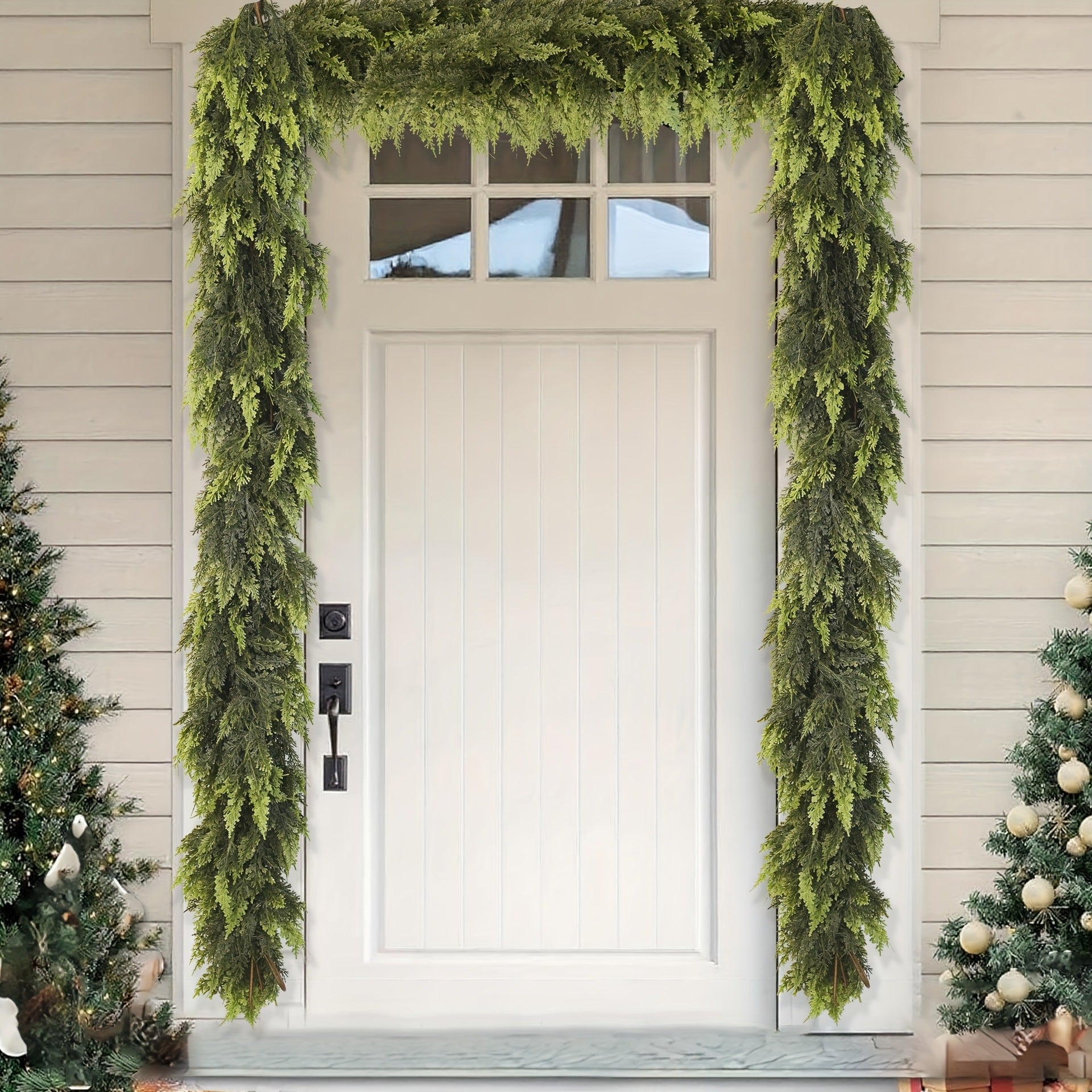 Realistic Faux Cedar Garland