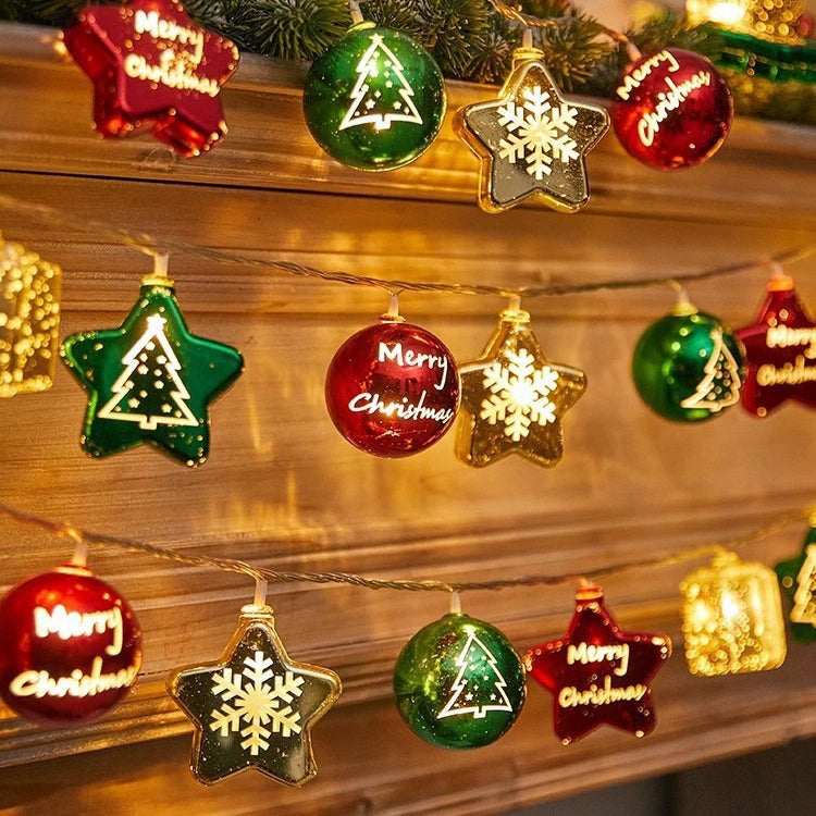 Christmas Star & Gift Package Light String