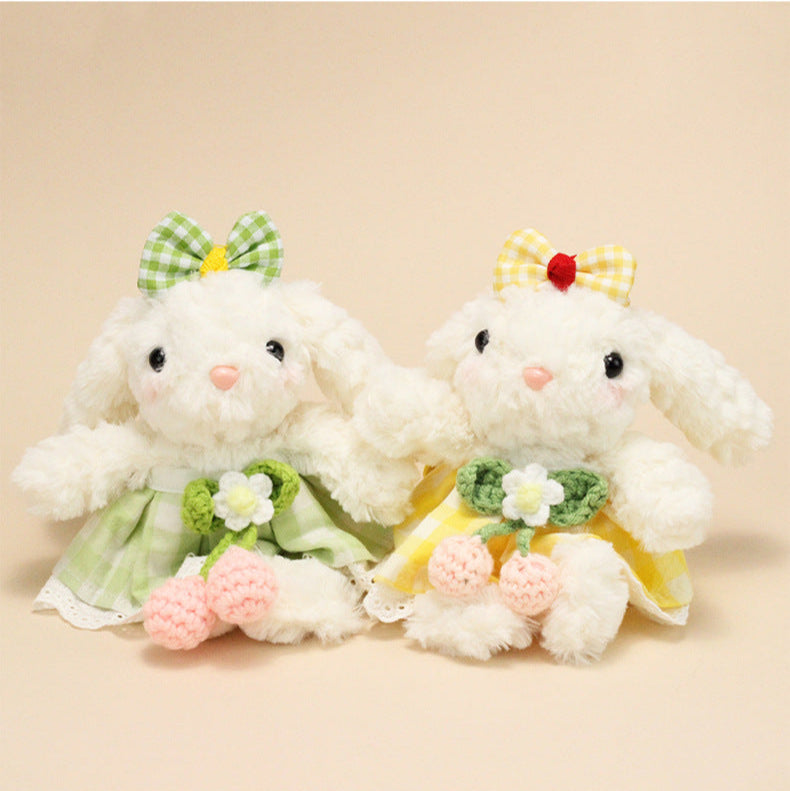 Floppy-Eared Rabbit Bunny Plush Pendant