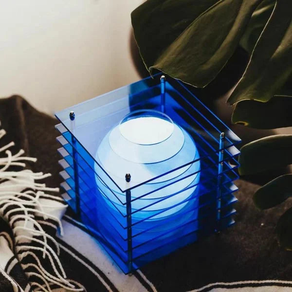 Geometric Moon Cube Creative Lamp